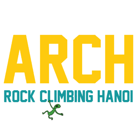 Bouldering Sticker by ARCH Rock Climbing Hanoi