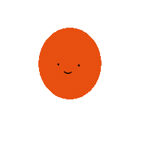 Ball Orange Sticker