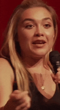 SAGAFTRAFOUND reading oh my god script florence pugh GIF