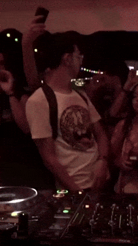 party dj rave lost high GIF