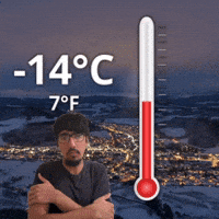 -14 °C
