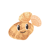 Clam Sticker by 한국의 갯벌