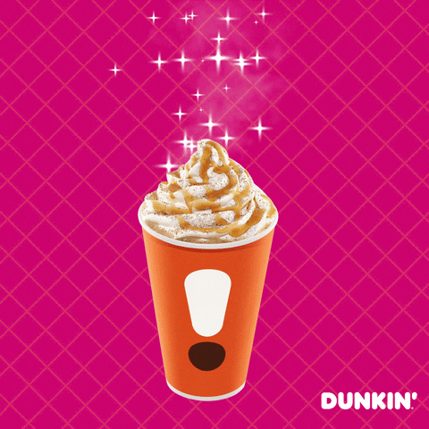 Coffee Fall GIF by Dunkin’