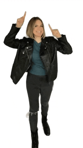 Look Point GIF by iHeartRadio San Francisco