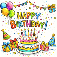 Celebrate Happy Birthday GIF