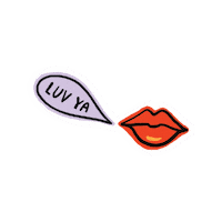I Love You Kiss Sticker by Pipsticks