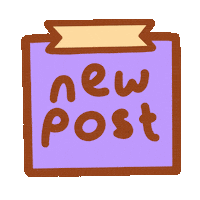 New Post Sticker