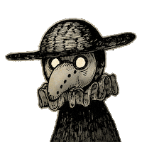 Horror Plague Sticker