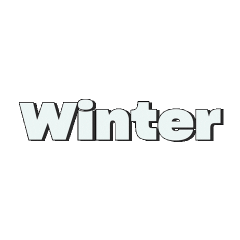 JasmineAlalawi typography winter chill spin Sticker