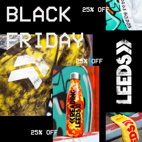 verityharris giphyupload black friday merch leeds festival GIF