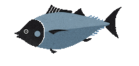 Fish Sticker by followfood