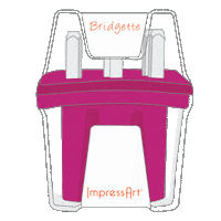 Art Pink Sticker by ImpressArt