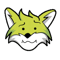 Sick Fox Sticker by Geldhelden