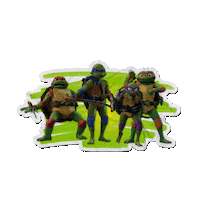 Turtle Cowabunga Sticker by Teenage Mutant Ninja Turtles Movie