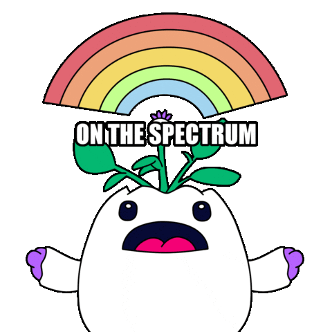 Im Different On The Spectrum Sticker by Magic Eden