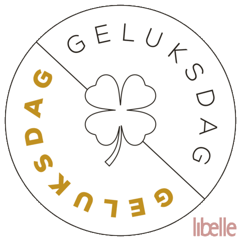 Luck Geluk Sticker by Libelle.nl