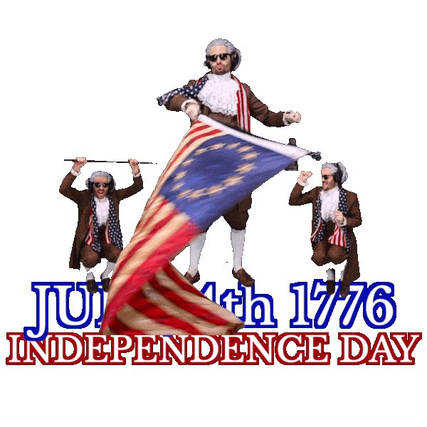 Independence Day Patriot Sticker