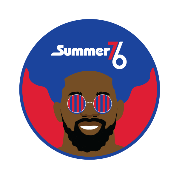 Summer Sixers Sticker by Philadelphia 76ers