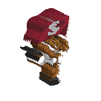 Buck Up Santa Clara University Sticker by Santa Clara Broncos