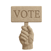 Vote Democracy Sticker by Badisches Landesmuseum