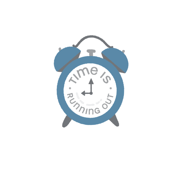 Alarm Clock Time Sticker by JoinContinued