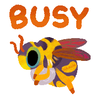 Work Bee Sticker by pikaole