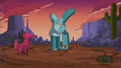 coyotegarden simpsons coyote roadrunner space coyote GIF