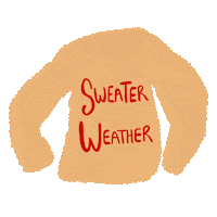 Sweater Weather Fall Sticker