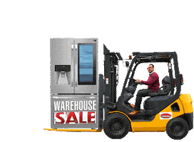 GerhardsAppliance ian warehouse forklift appliances Sticker