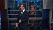 Stephen Colbert Walk GIF by The Late Show With Stephen Colbert