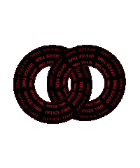 Office Redwhite Sticker by 9 Pandas