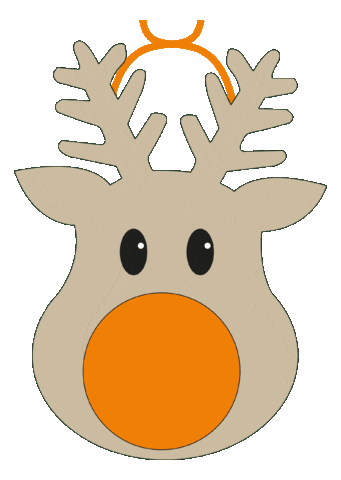 giphyupload christmas christmas tree reindeer rudolph Sticker