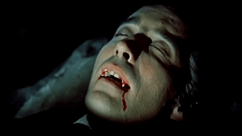 SpareTag giphyupload dracula vampires drinking blood GIF