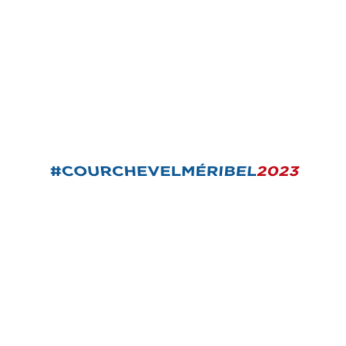 CourchevelMeribel2023 giphyupload ski alpine skiing courchevel Sticker