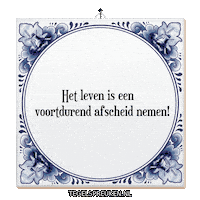 Wijsheid Spreuk Sticker by Tegelspreuken.nl