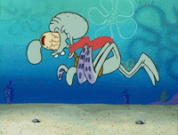 Spongebob Squarepants Running GIF