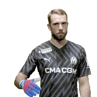 Pau Lopez Dance Sticker by Olympique de Marseille