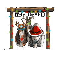 Woodland Critter Christmas Sticker by Ian Munsick