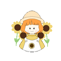 Happy Sunflower Sticker