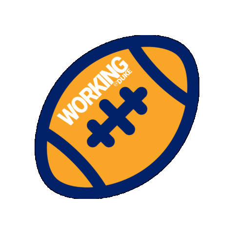 WorkingatDuke giphygifmaker duke football duke faculty workingduke Sticker