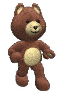Teddy Bear 3D Sticker