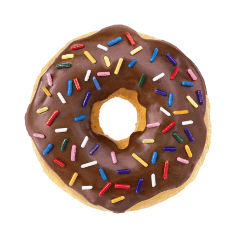 coming dunkin donuts STICKER