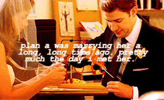the office jim and pam GIF