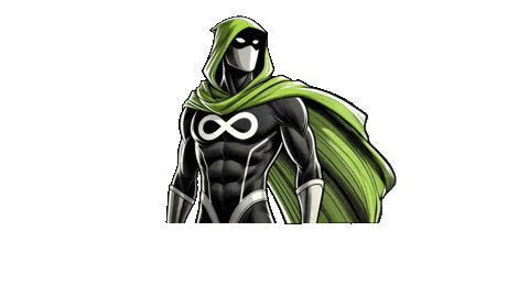 pracht giphyupload hero infinity cape Sticker