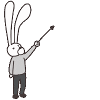 Rabbit うさぎ Sticker