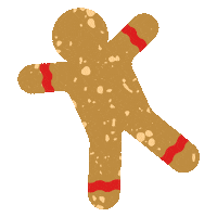 Gingerbread Man Christmas Sticker by hellofreshde