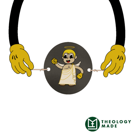 Expectation Vs Reality Creepy Angel GIF by Theology Made