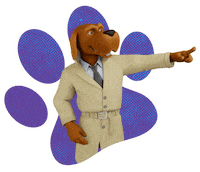 McGruffatNCPC dog paw print ncpc crime dog Sticker