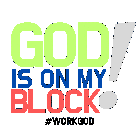 Godisonmyblock Sticker by Claude Hamilton
