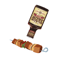 RemiaFans black jack bbq sauce Sticker